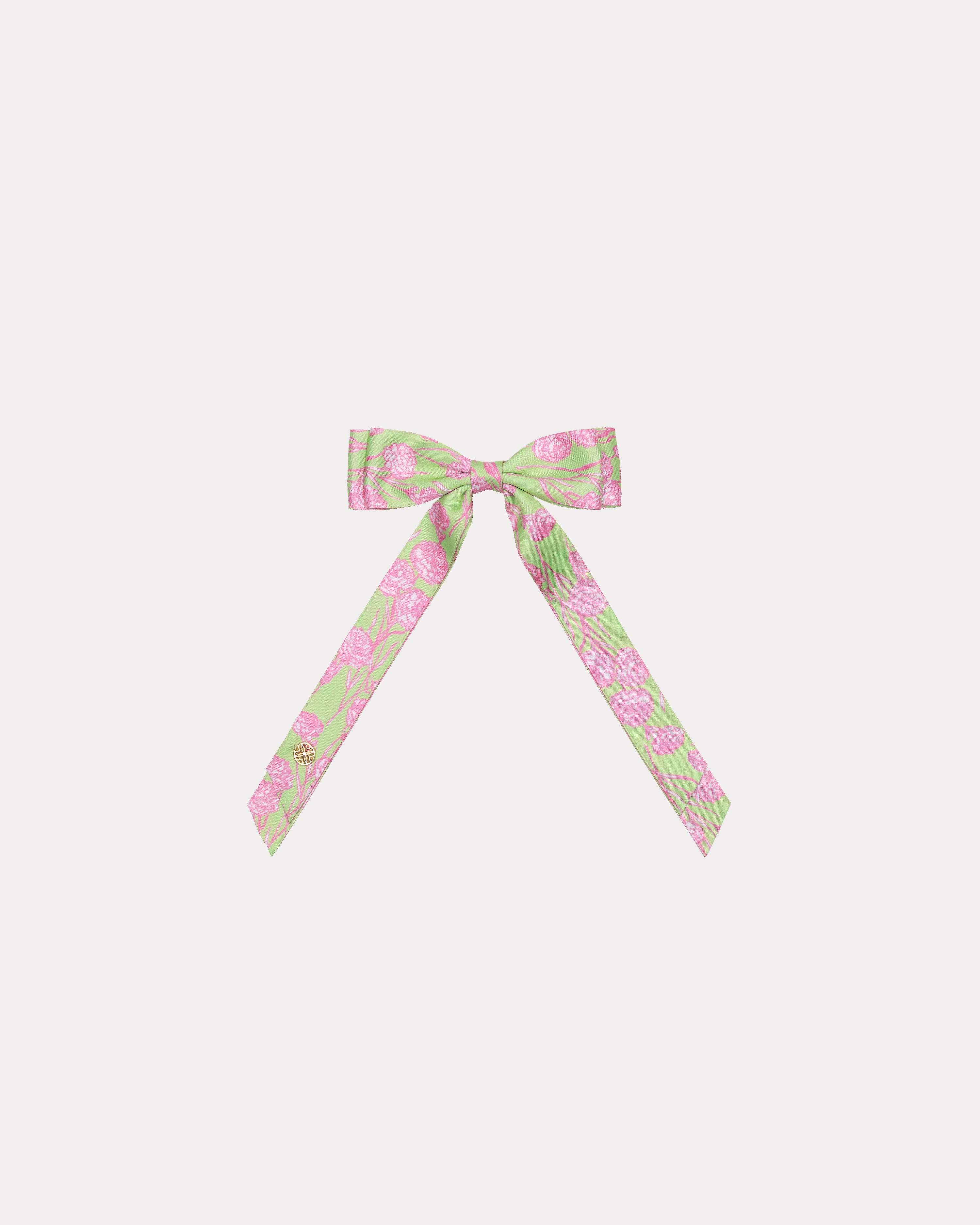 Bow Hair Clip - Pistachio Macaron