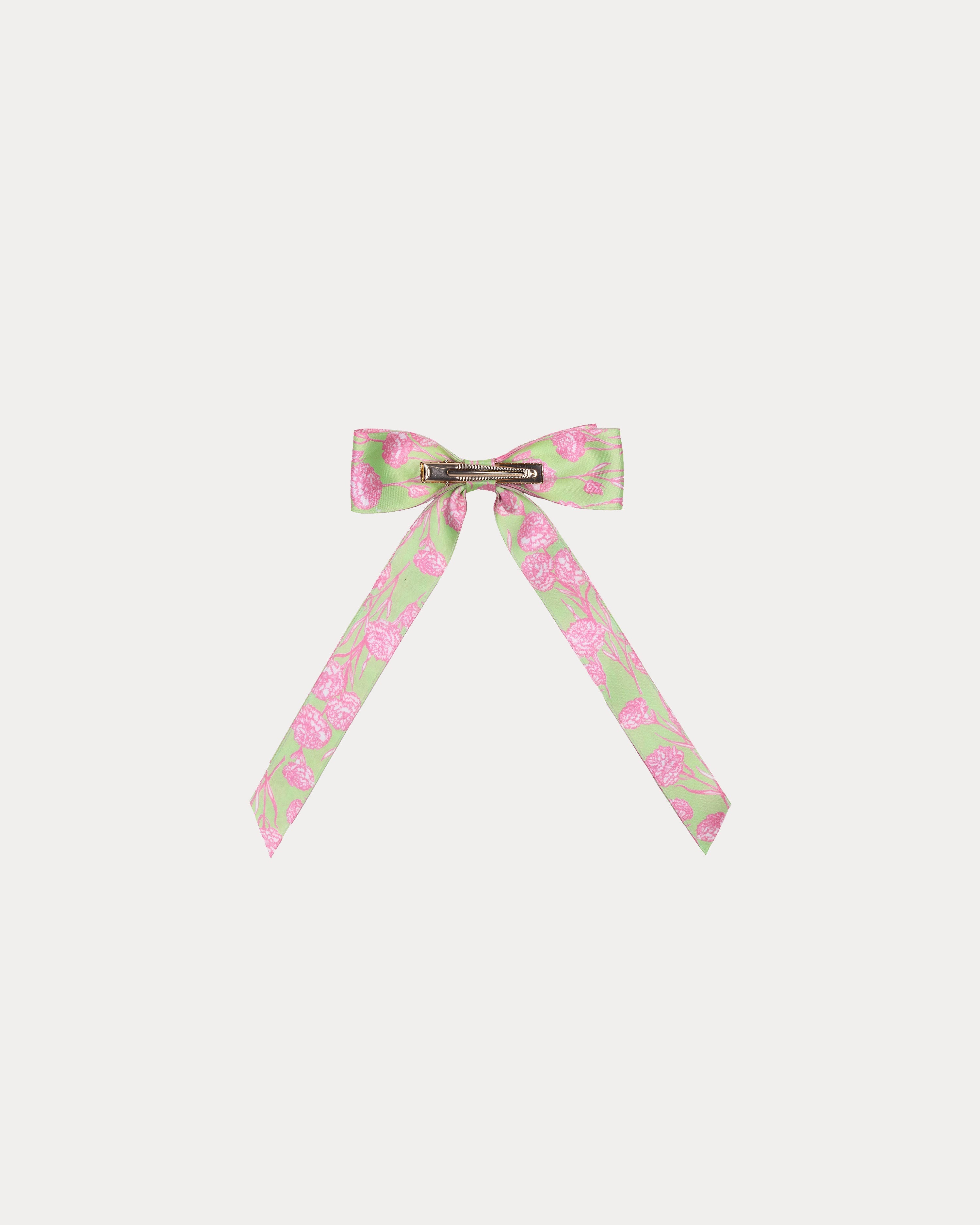 Bow Hair Clip - Pistachio Macaron