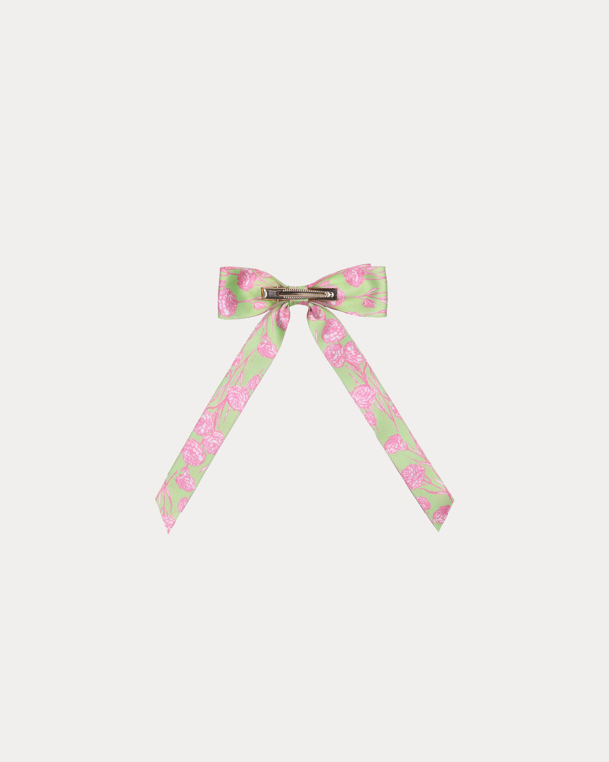 Bow Hair Clip - Pistachio Macaron