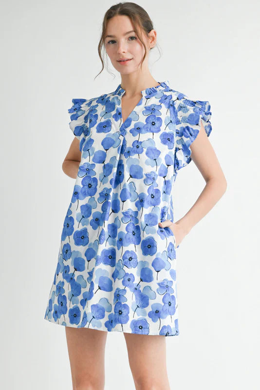 Cloister Collec | Floral Short Sleeve Dress