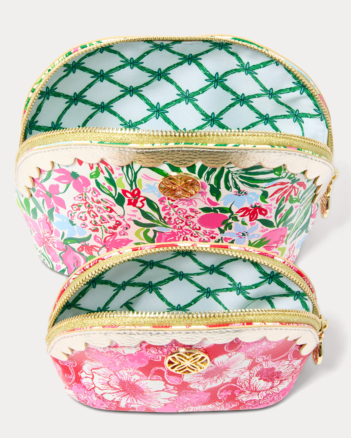 Lifeguard Press | Scallop Pouch Set, Glowing Gar