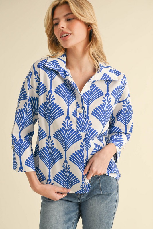 Cloister Collec | Print Top