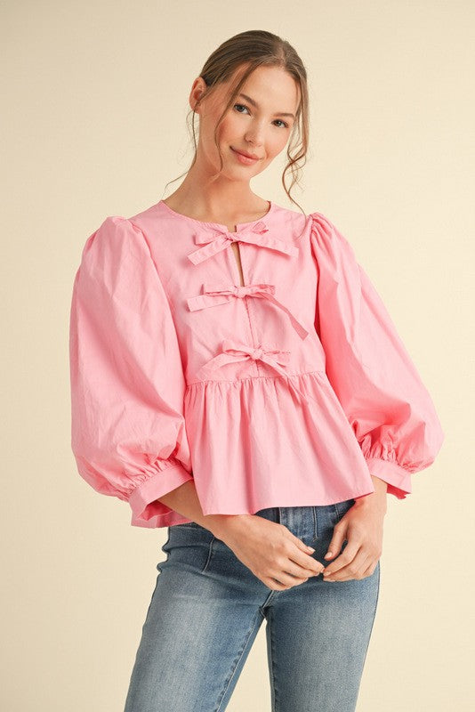 Cloister Collec | Bows Shirt Solid