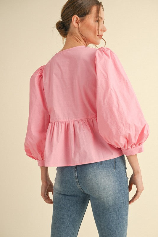 Cloister Collec | Bows Shirt Solid