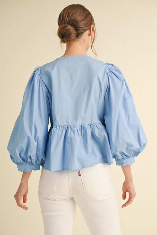 Cloister Collec | Bows Shirt Solid