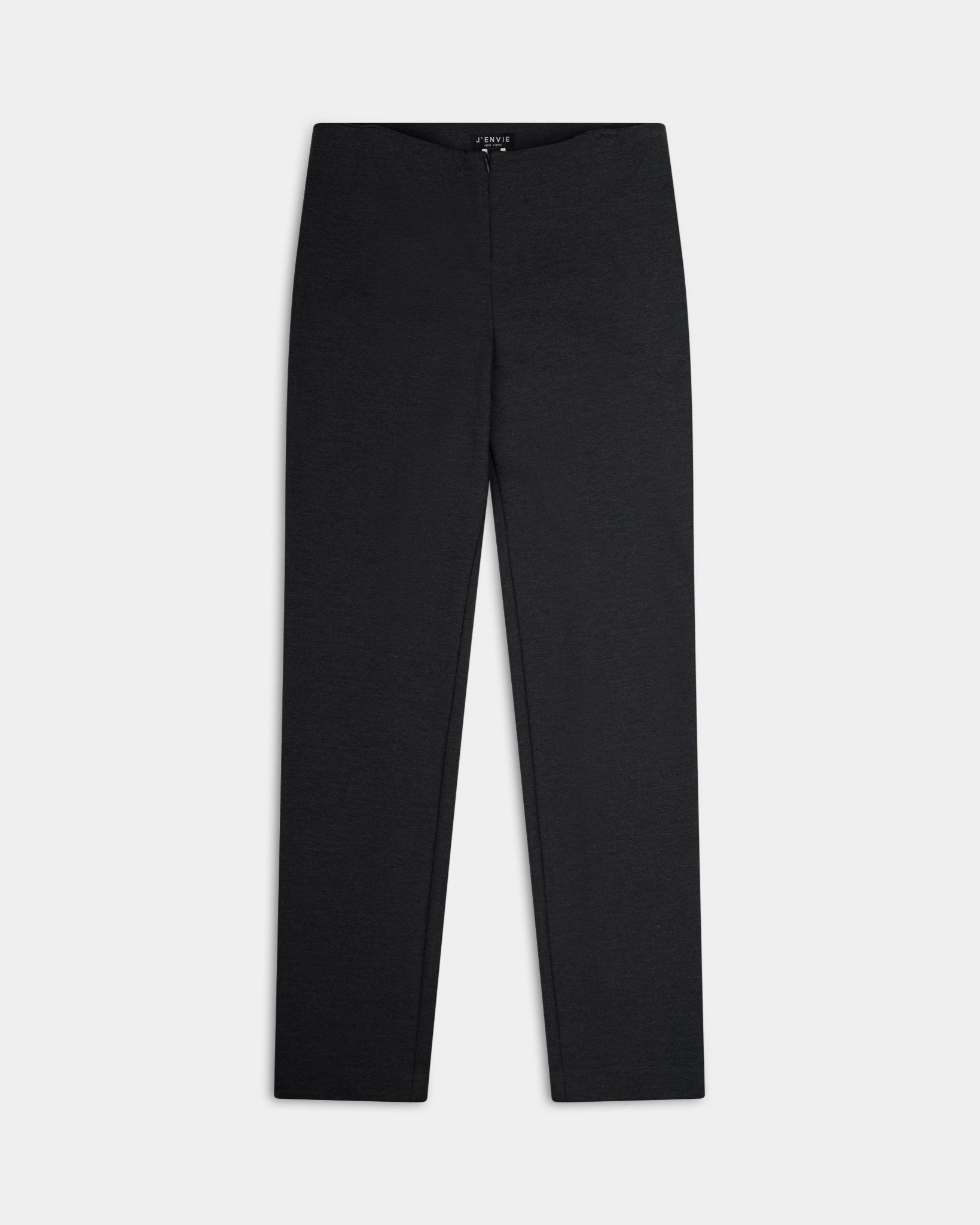 Black pants on a light gray background