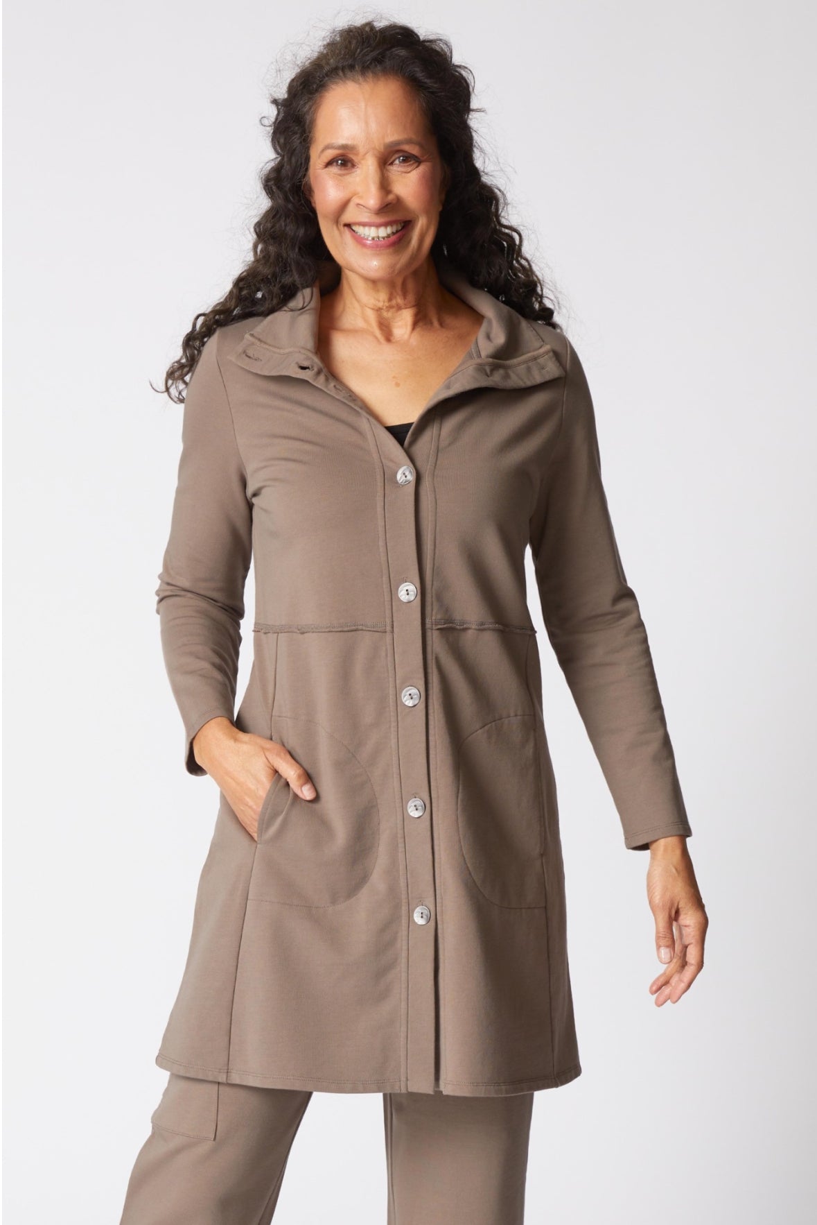 Habitat | French Terry Car Coat