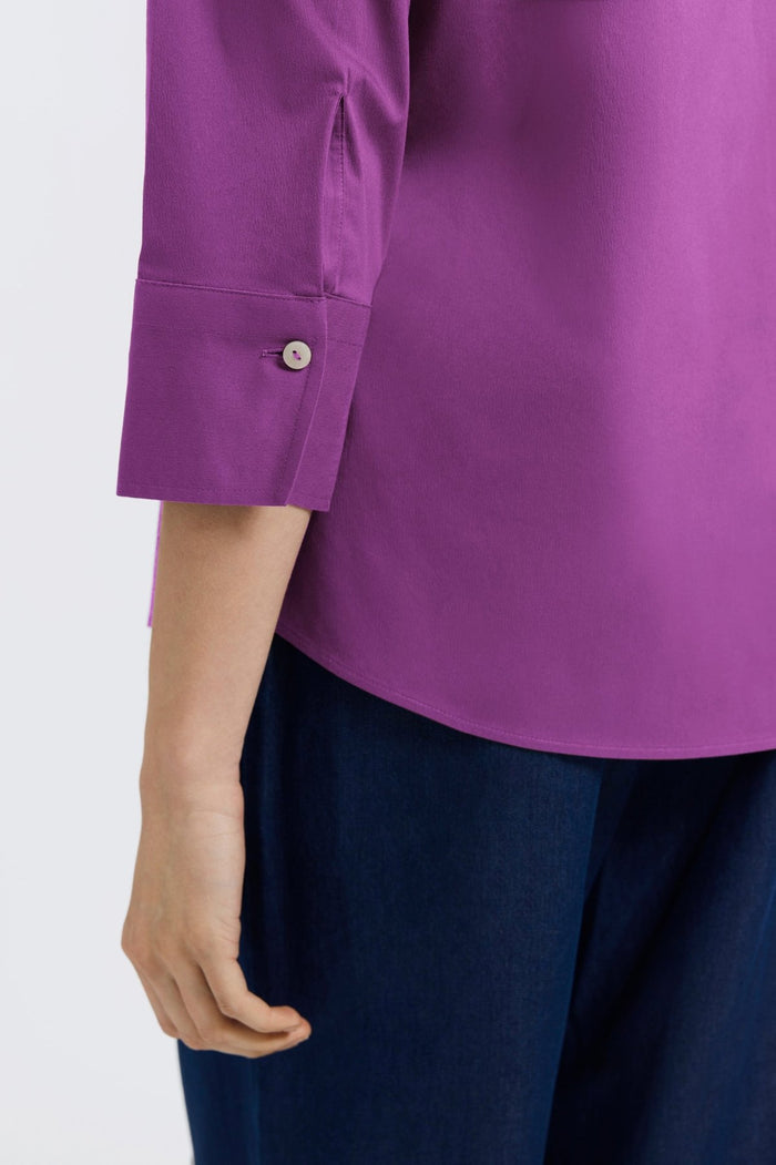 Foxcroft | Mary Solid Top Fig