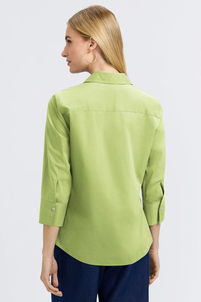 Foxcroft | Mary Solid Top Celery