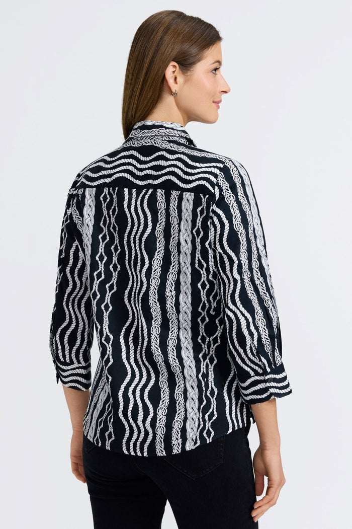 Foxcroft | Paityn 3/4 Sleeve Top