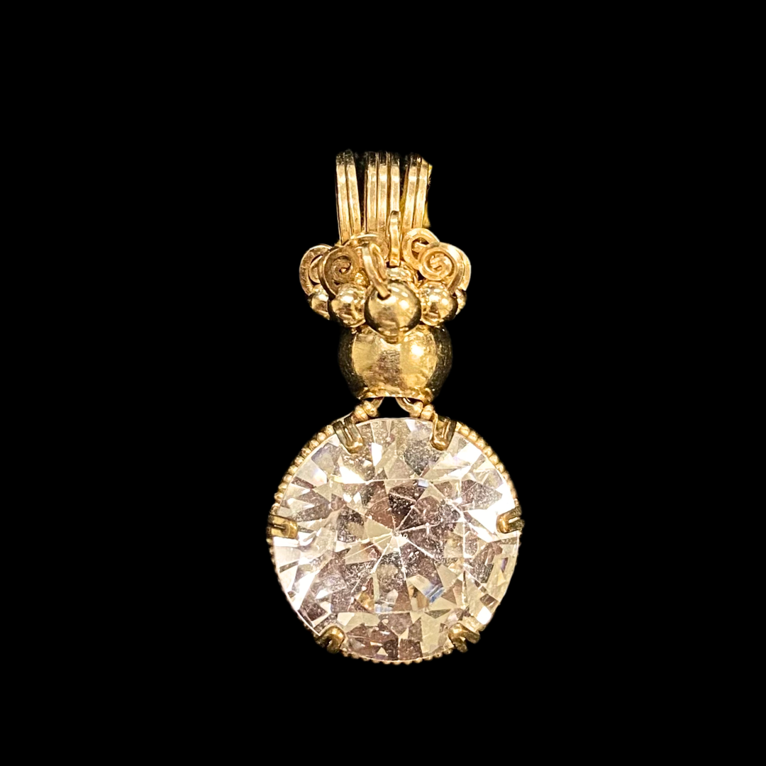 18 ct White Topaz Pendant