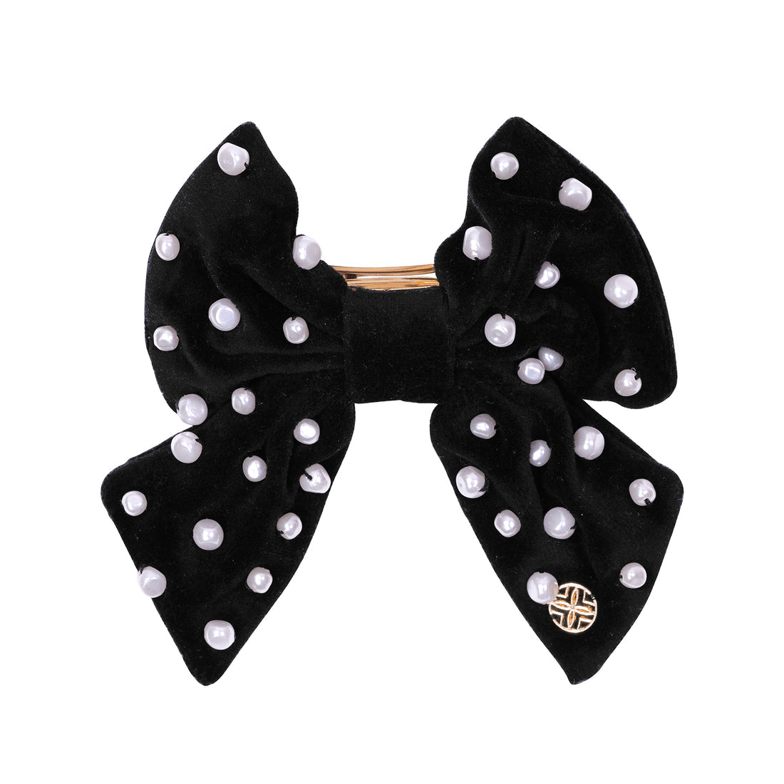 Lifeguard Press | Embellished Velvet Bow Barrett