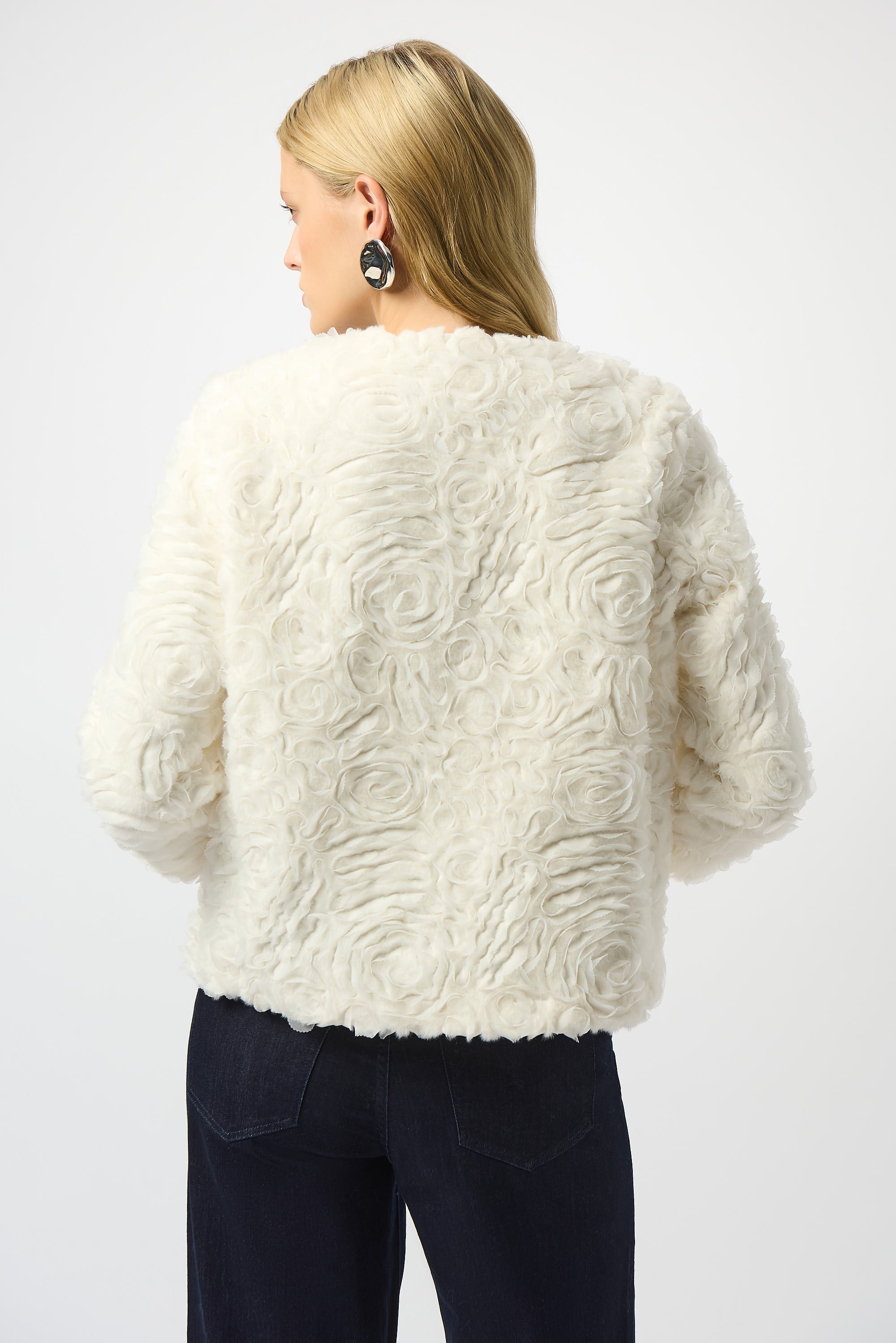 Joseph Ribkoff | Emb. Faux Fur Jacket
