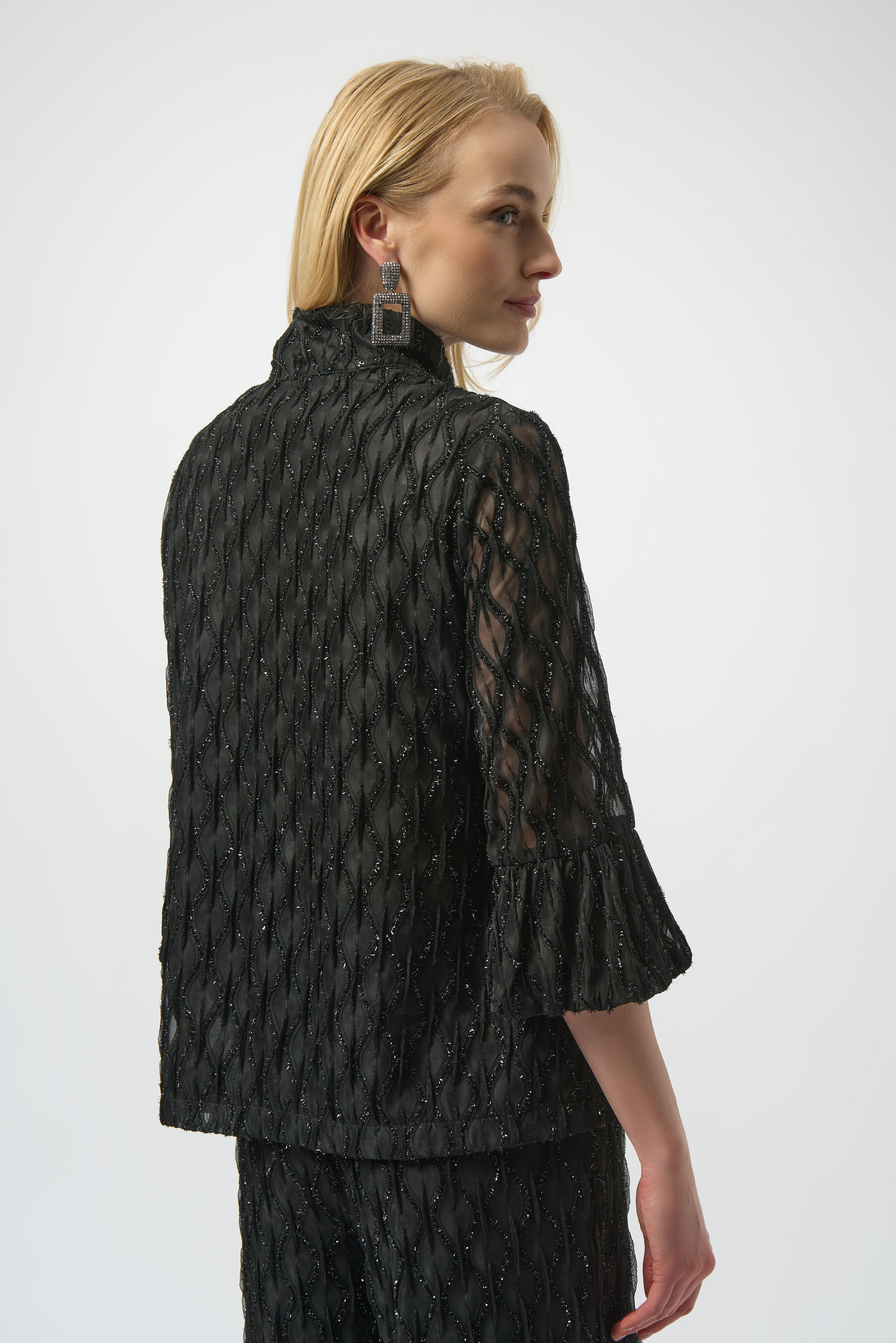 Joseph Ribkoff | Lurex Trapeze Jacket