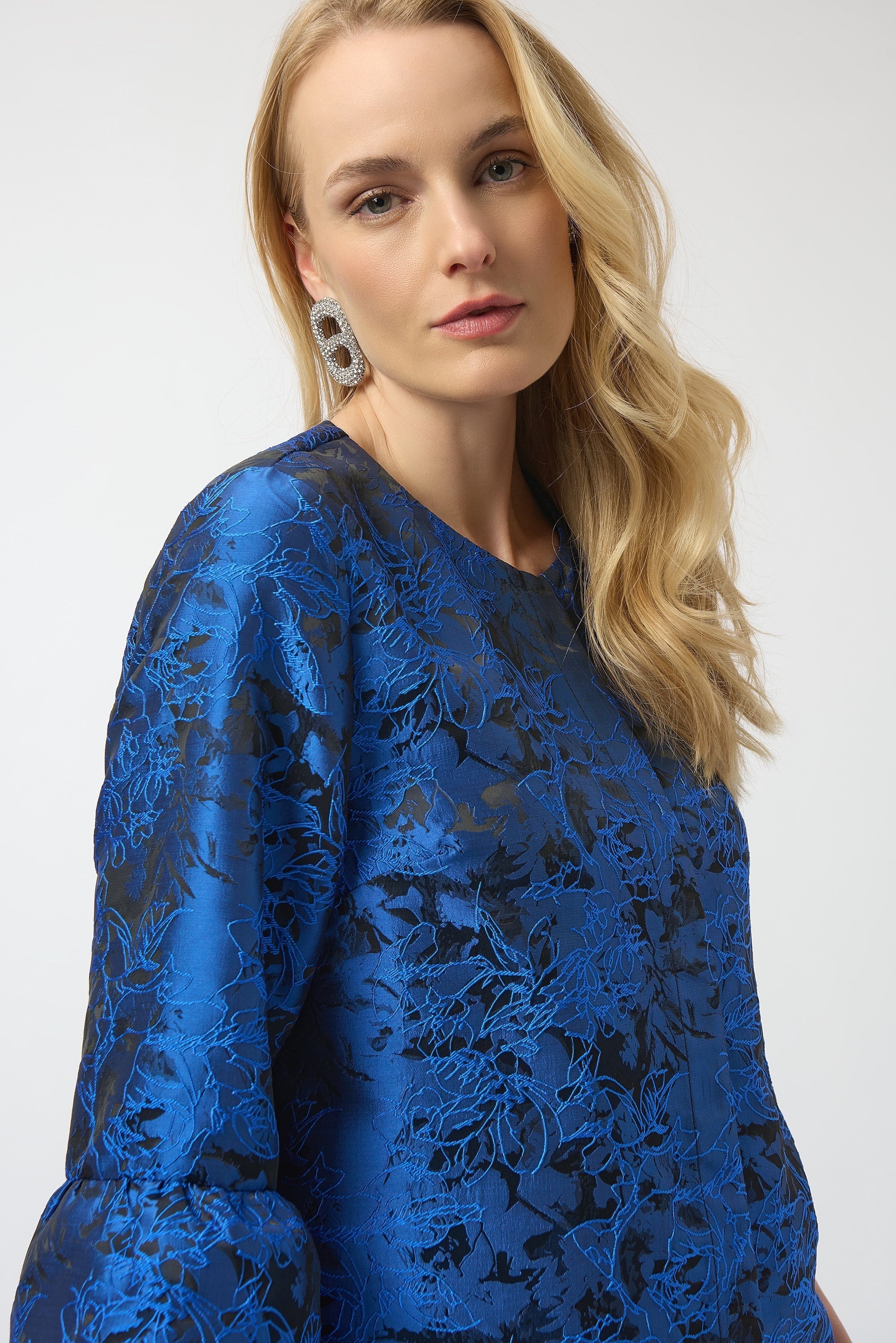 Joseph Ribkoff | Jacquard Trapeze Jacket