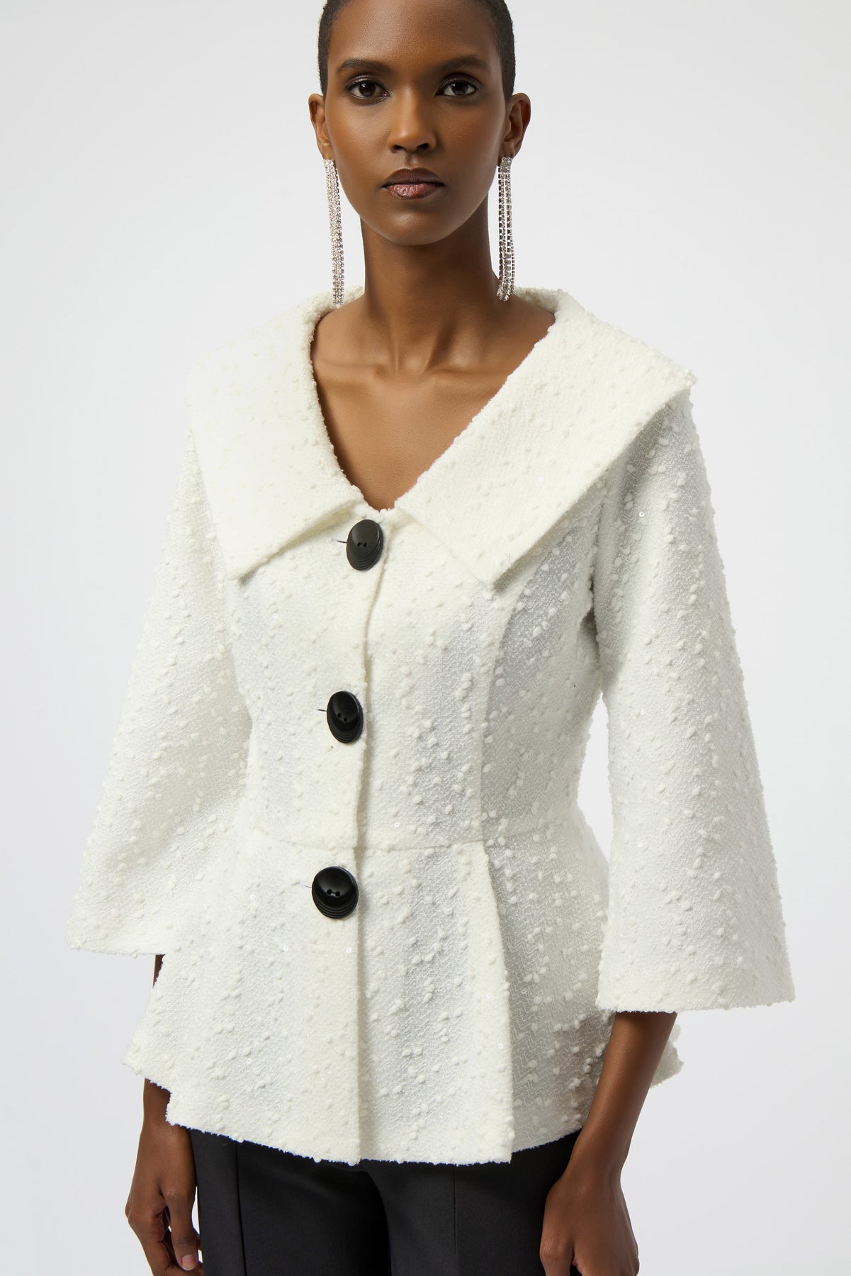 Joseph Ribkoff | Boucle Peplum Jacket