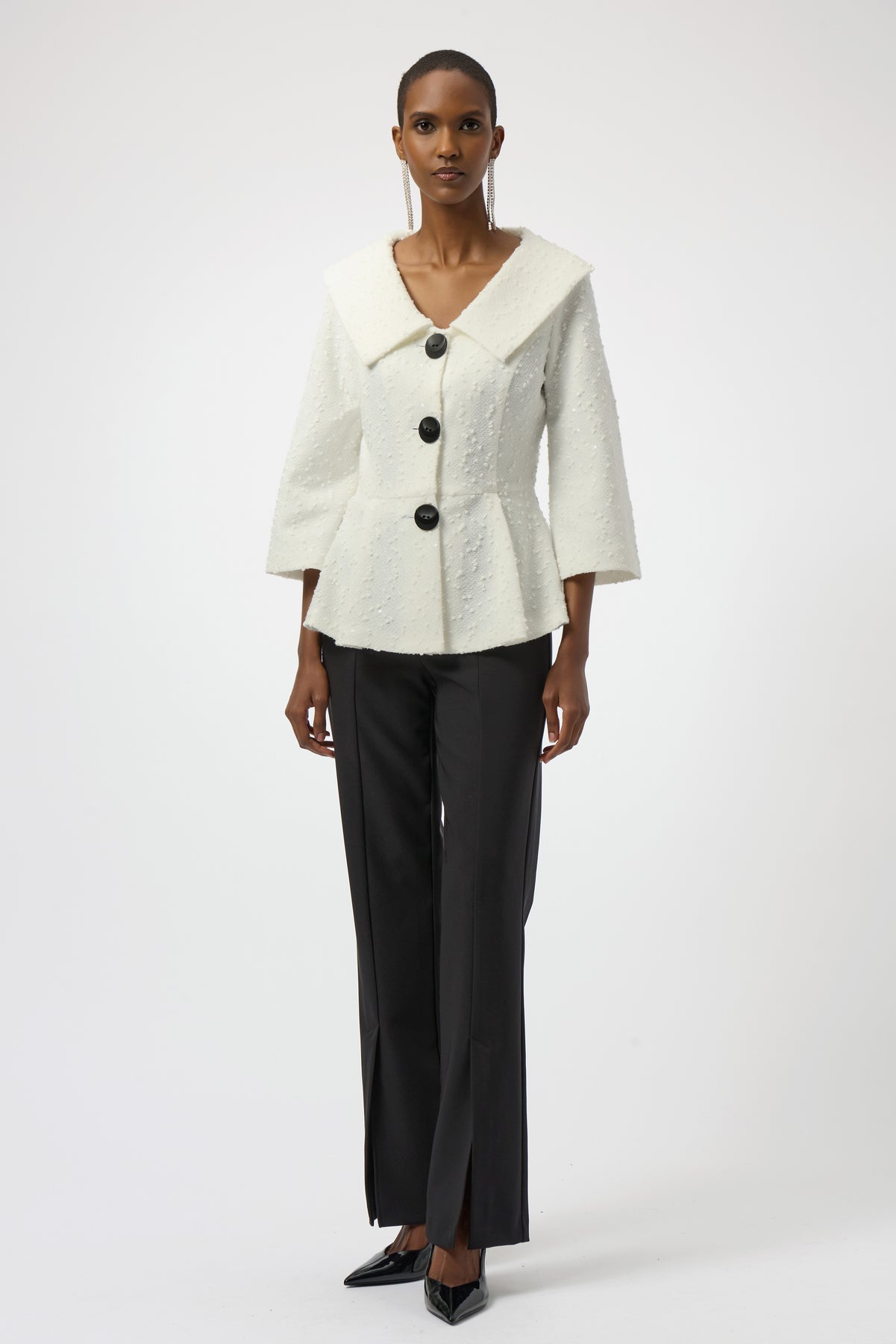 Joseph Ribkoff | Boucle Peplum Jacket