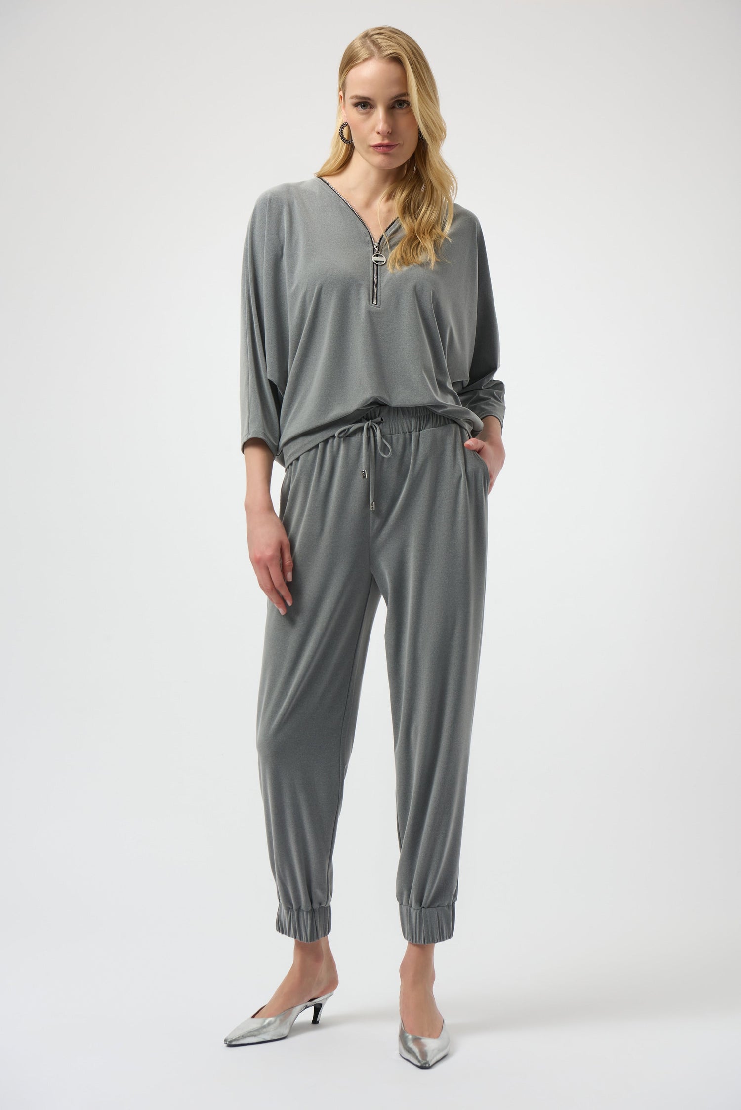 Joseph Ribkoff | Knit Top W/zipper
