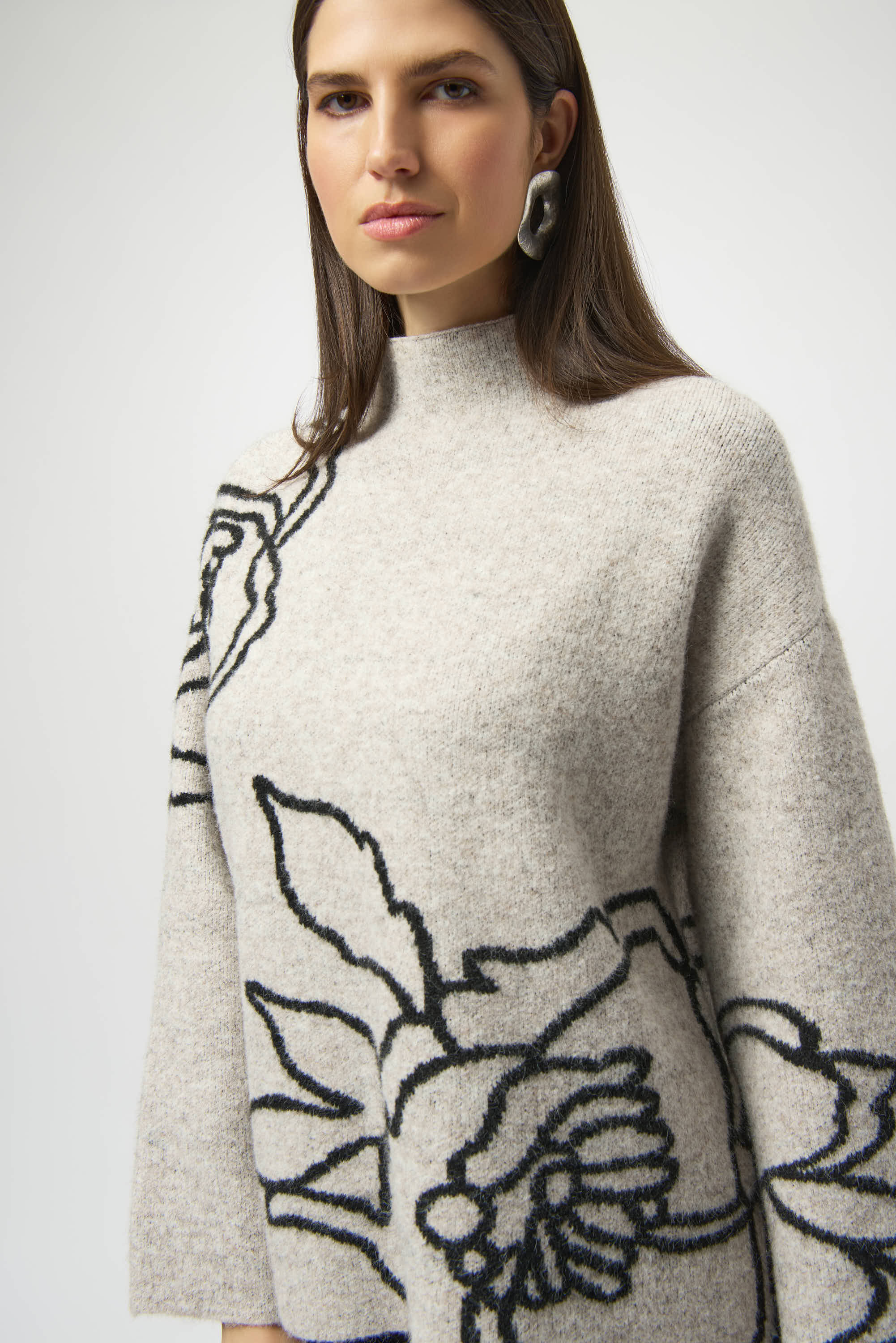 Joseph Ribkoff | Floral Pullover Sweater