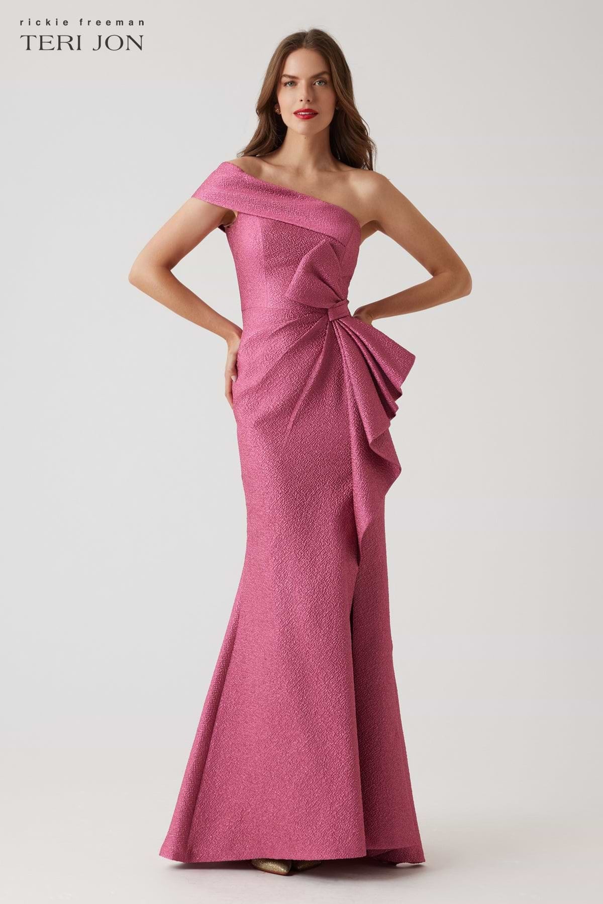 Teri Jon | One-Shoulder Gown - Evelyne Talman