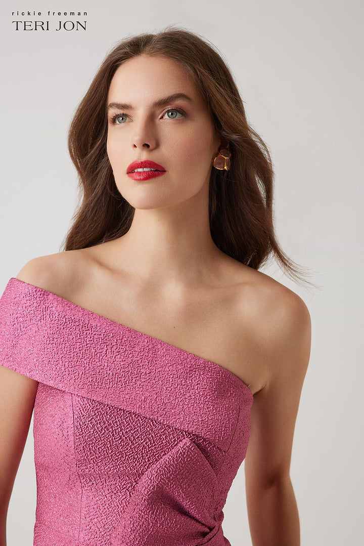 Teri Jon | One-Shoulder Gown - Evelyne Talman