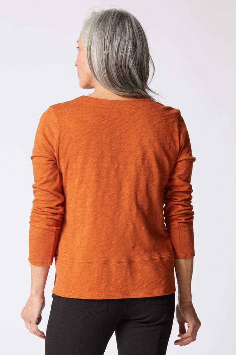 Habitat | Cotton Pebble Seamed L/s Tee