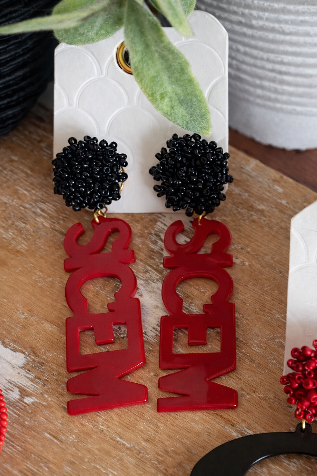 Golden Stella | Sic Em Earrings