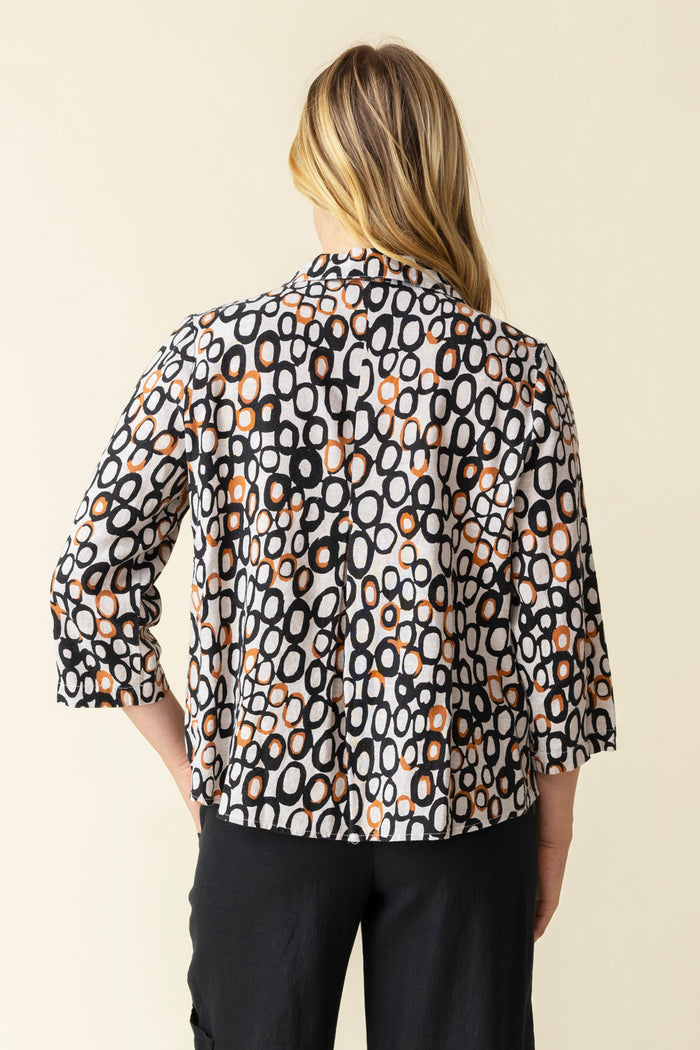 Habitat | Linen Circle Retro Swing Shirt