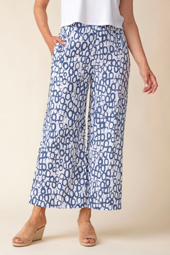Habitat | Linen Circle Easy Flood Pant