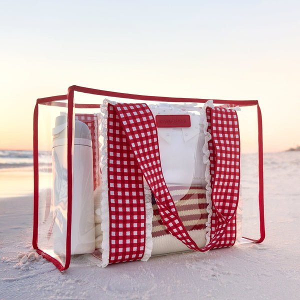 Gingham Jelly Tote Bag