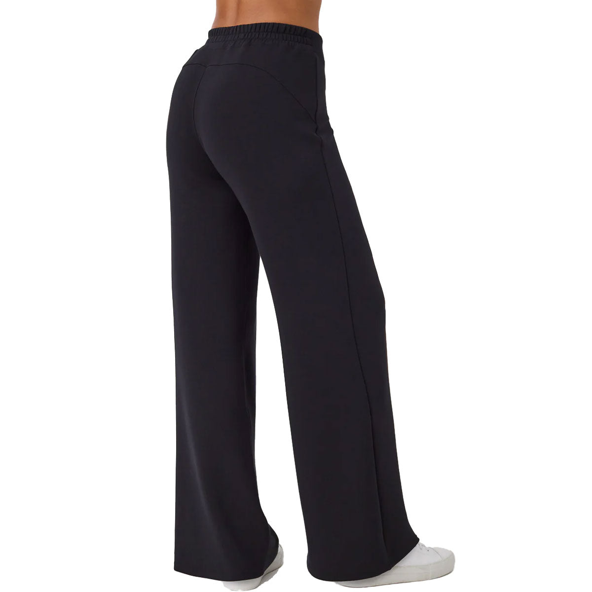Spanx | Airessentials Wide Leg Pant - Very Black - Evelyne Talman