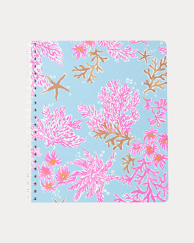 Lifeguard Press | Large Notebook, Royal Coral Fr