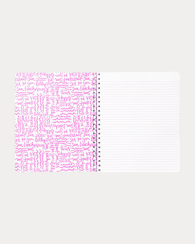 Lifeguard Press | Large Notebook, Royal Coral Fr