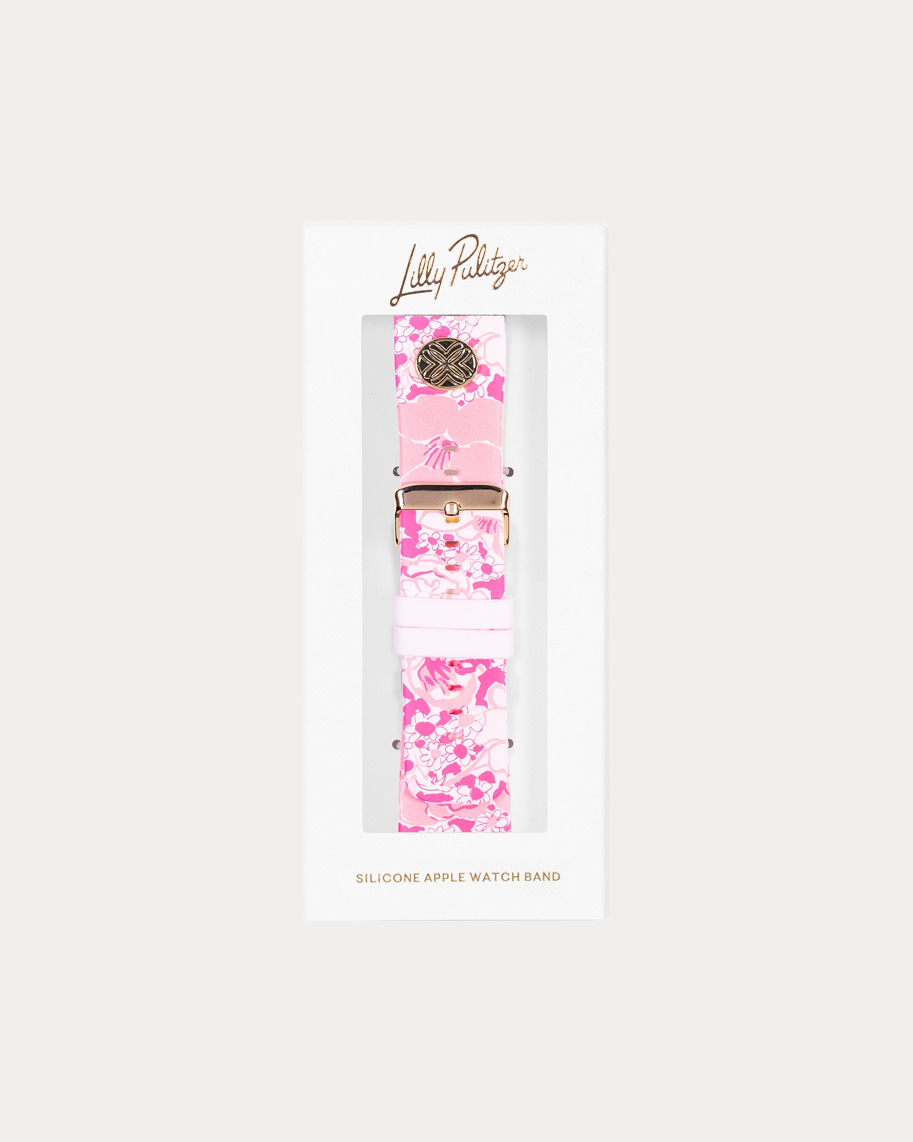 Silicone Apple Watch Band, Conch Shell Pink Burst of Joy