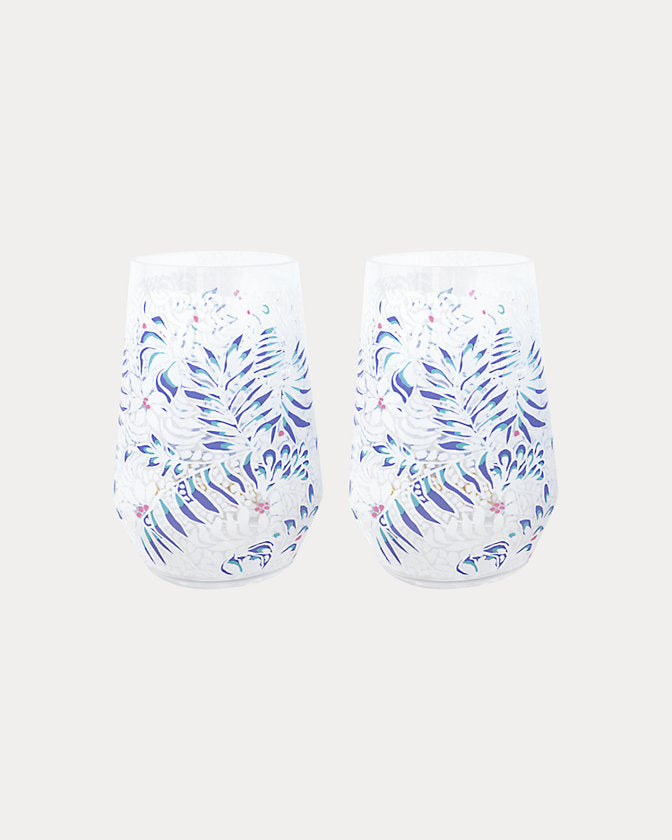 Lifeguard Press | Acrylic Wine Glass (set of 2),