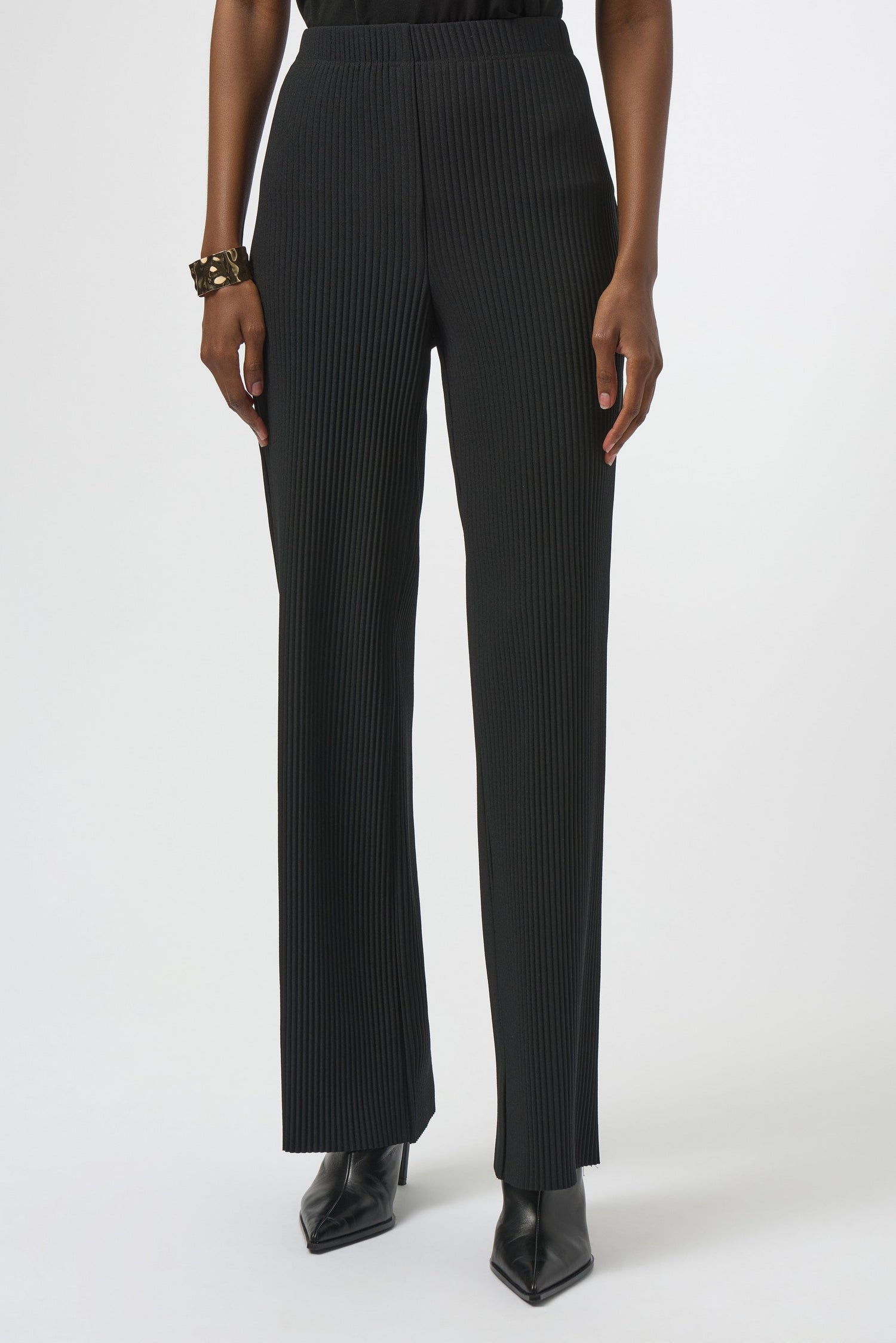 Joseph Ribkoff | Pleated Scuba Wide-leg Pants