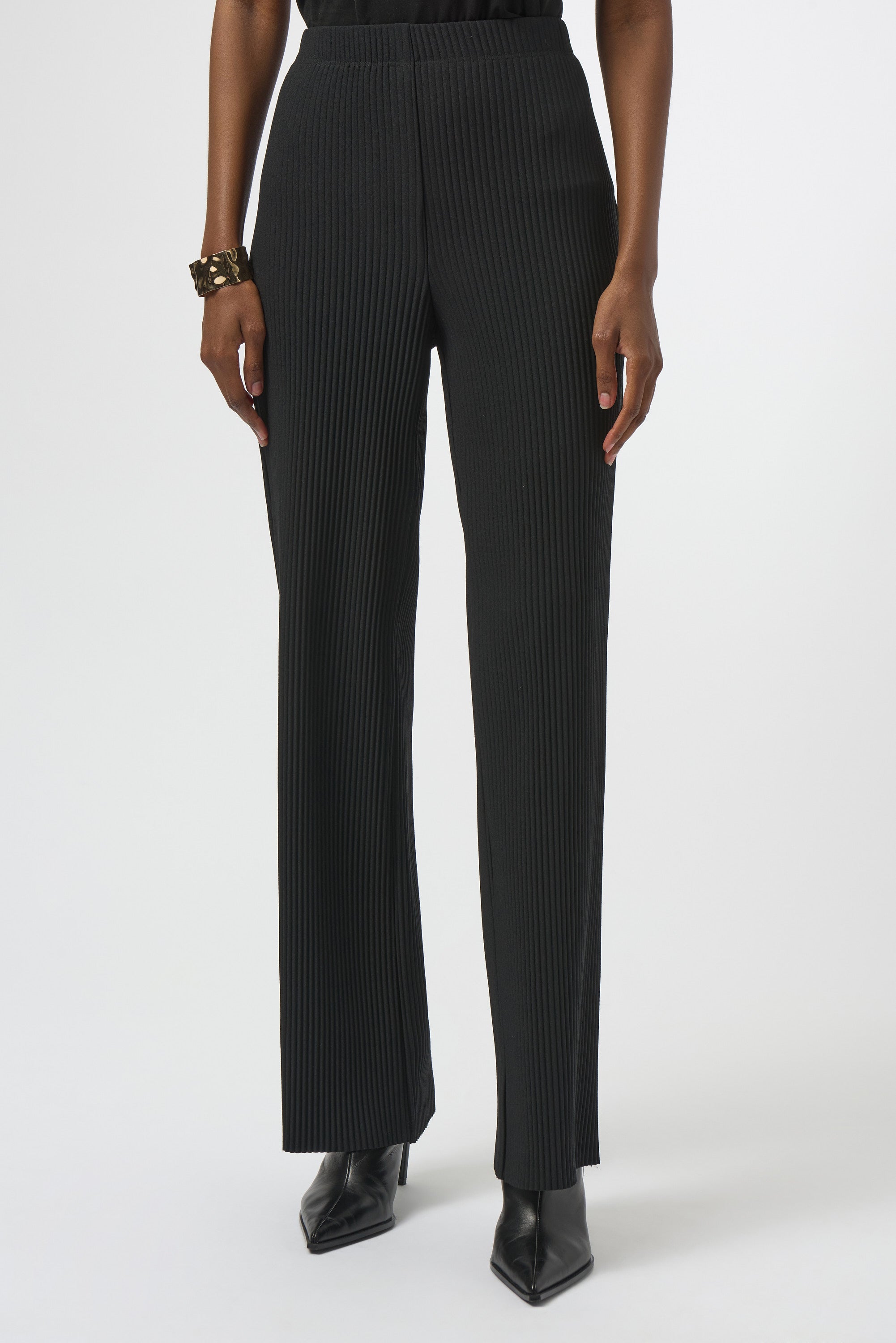 Joseph Ribkoff | Pleated Scuba Wide-leg Pants
