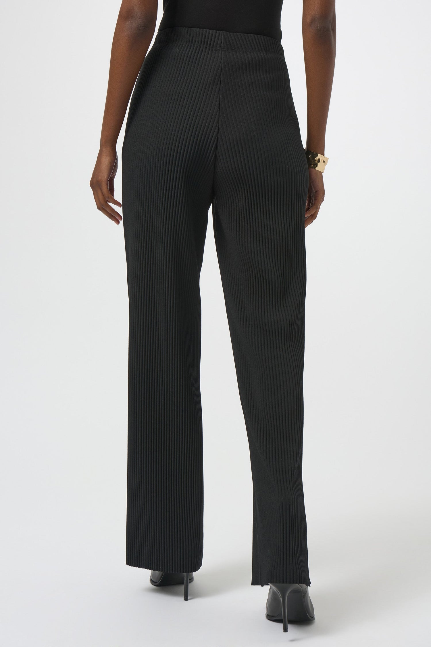 Joseph Ribkoff | Pleated Scuba Wide-leg Pants
