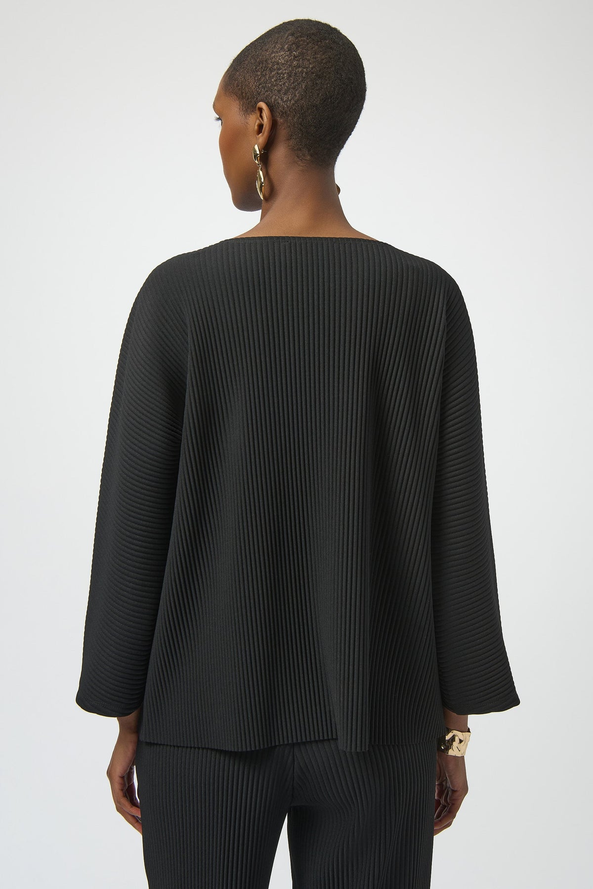 Joseph Ribkoff | Pleated Scuba Boxy Top - Evelyne Talman