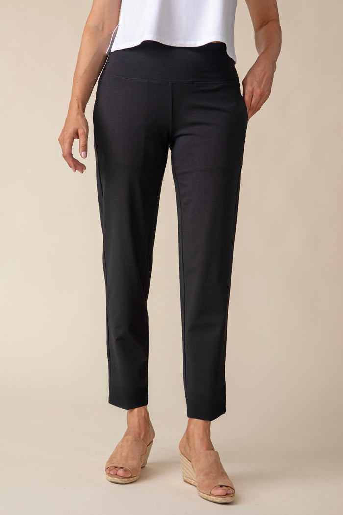 Habitat | Black Straight Pant - Evelyne Talman