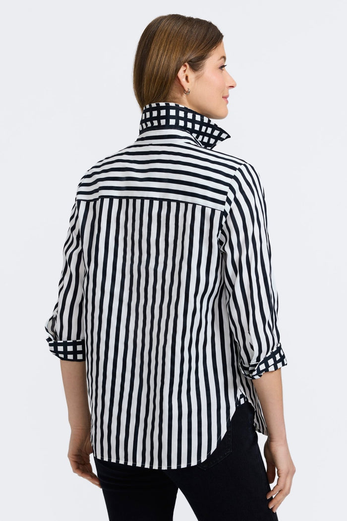 Foxcroft | Meghan Top 3/4 Sleeve