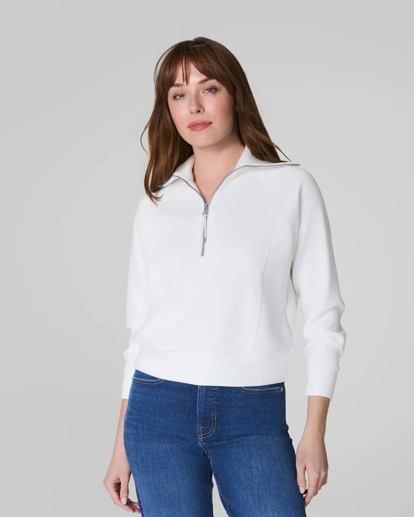 SPANK Airessentials Half Zip Powder jacket, stylish women&