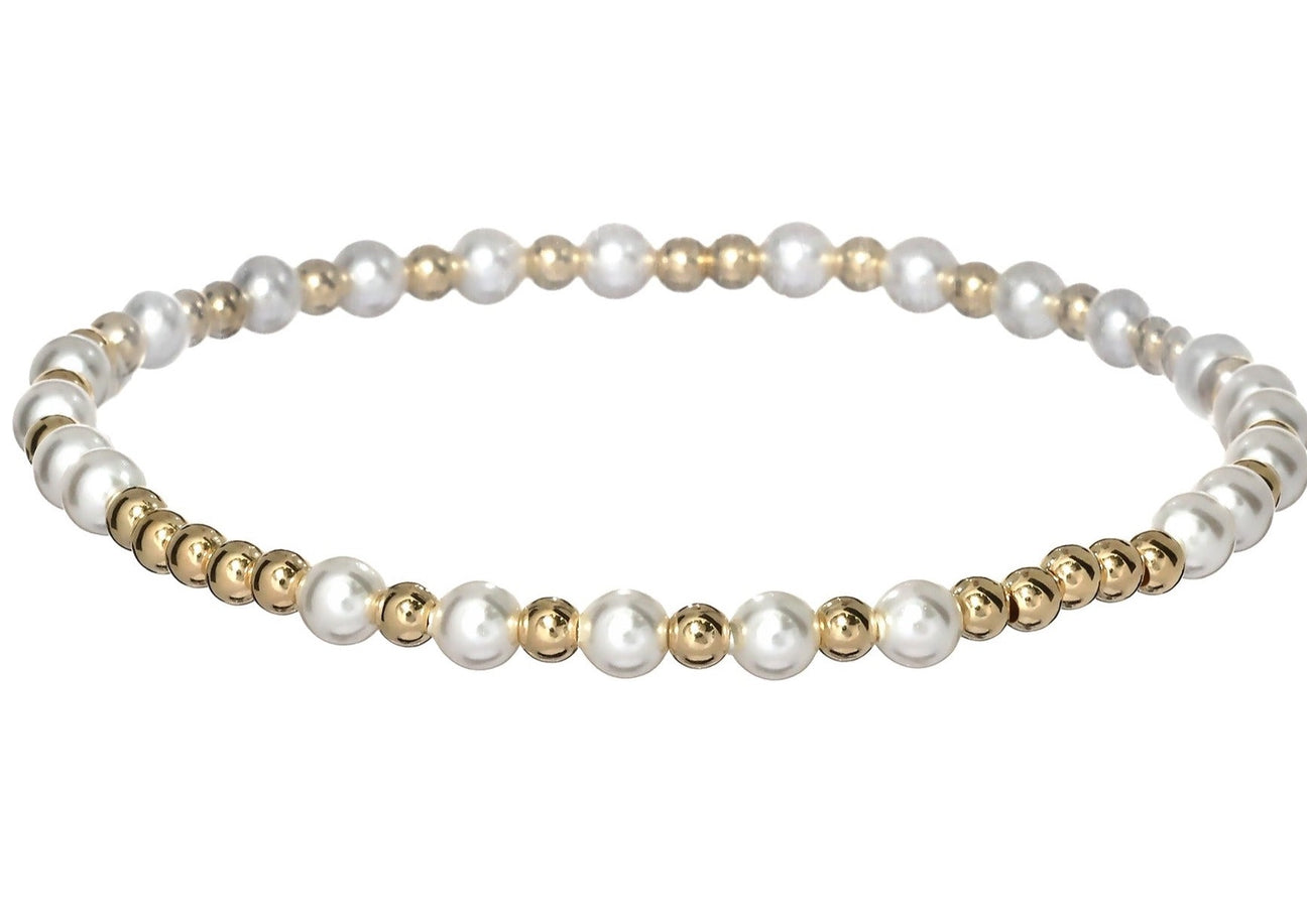 Bara Boheme | Pearl & Classic Bead Bracelet