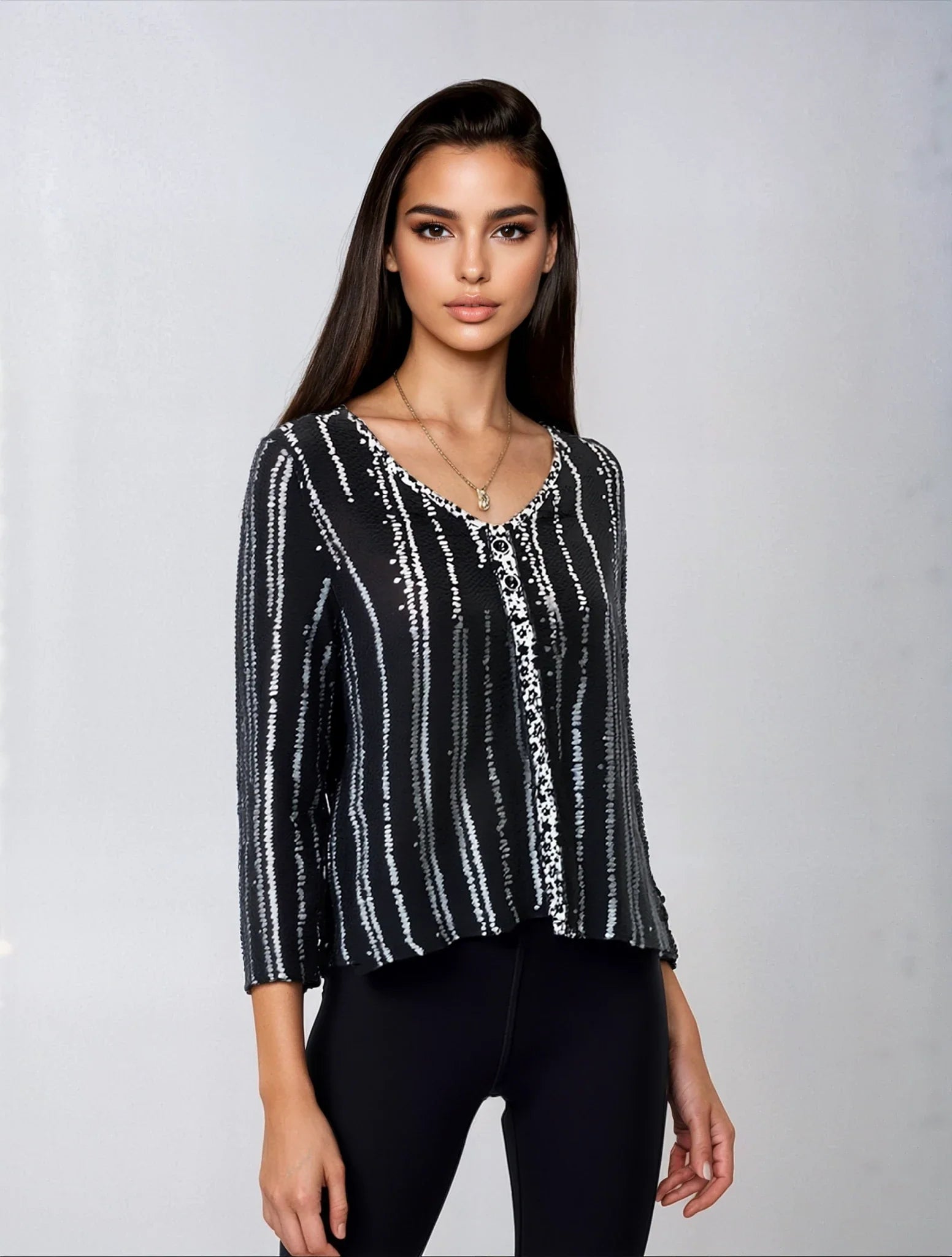 Habitat | Crinkle Crepe Bud Livvy V-neck
