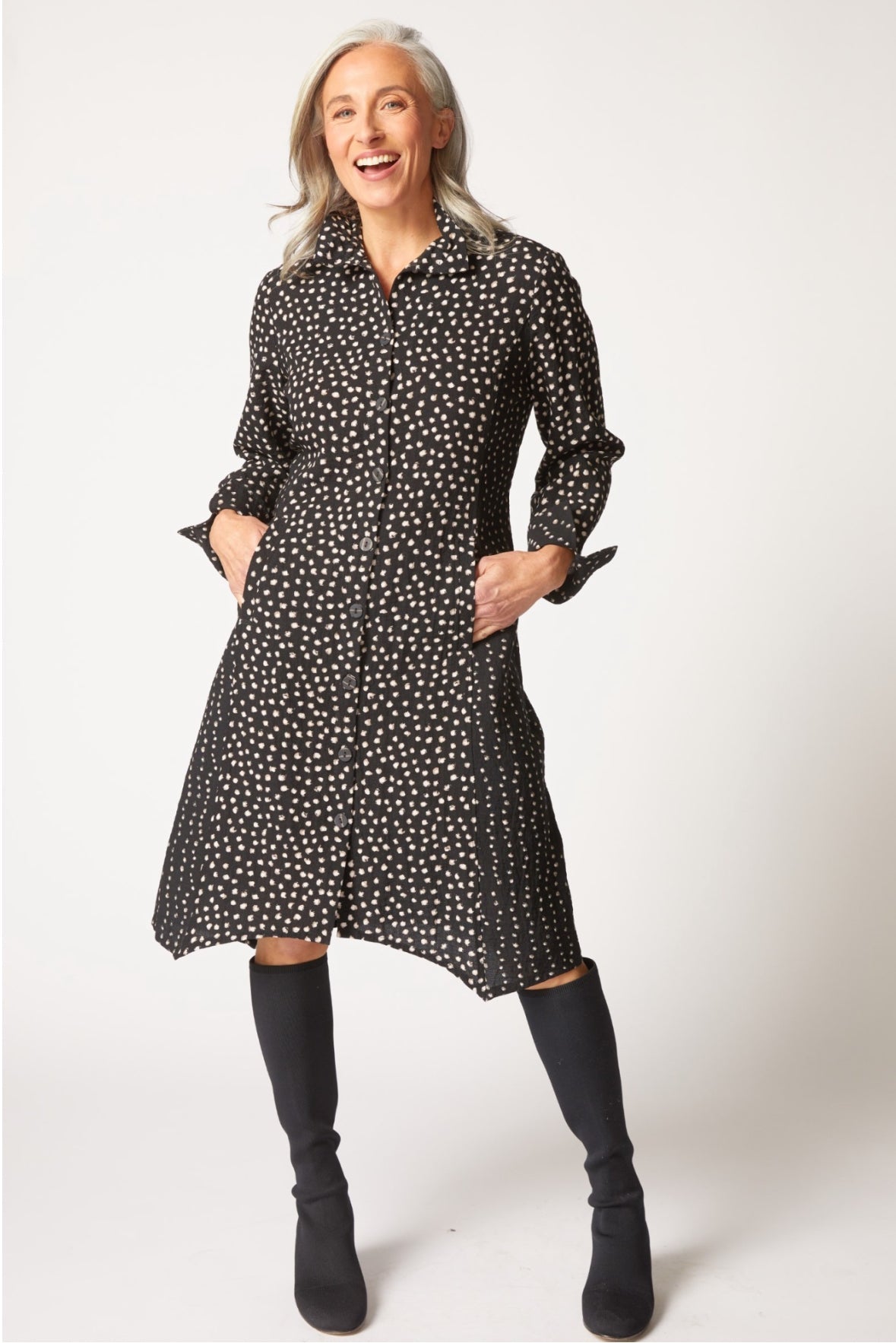 Habitat | Express Dot Mix Artist Dress/d