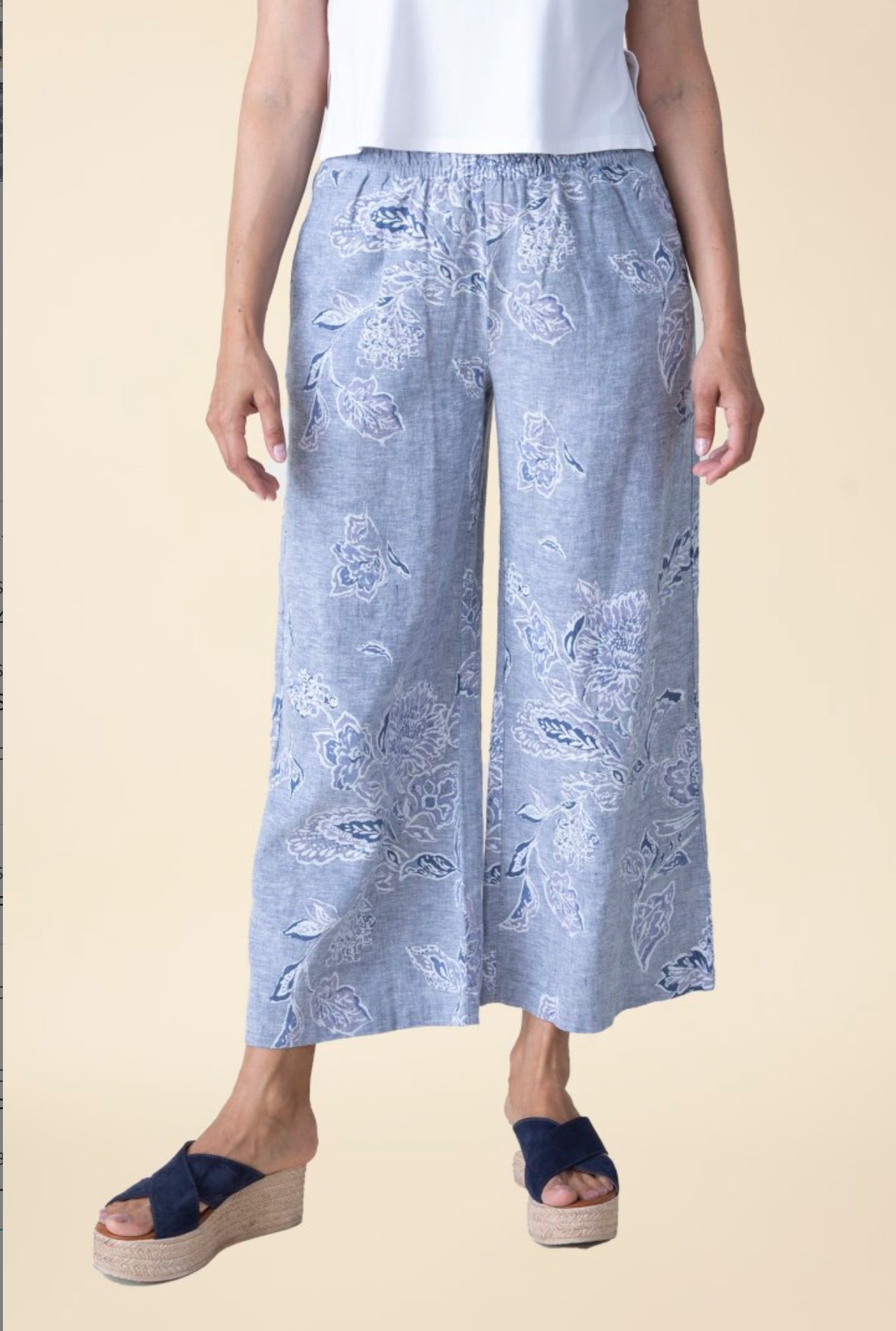 Habitat | Linen Bloomer Easy Flood Pant