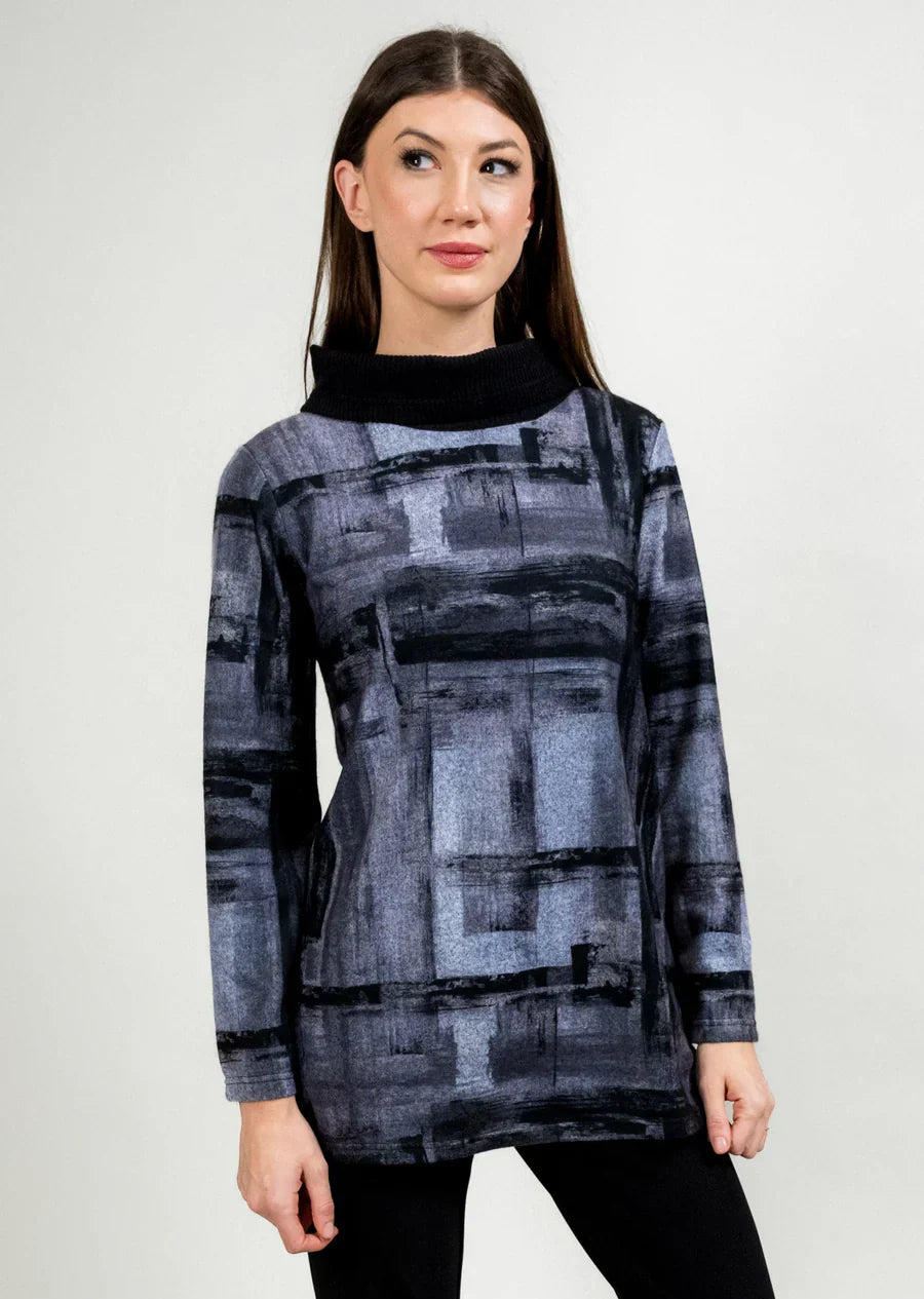 Trisha Tyler | Brushed Contrast Top