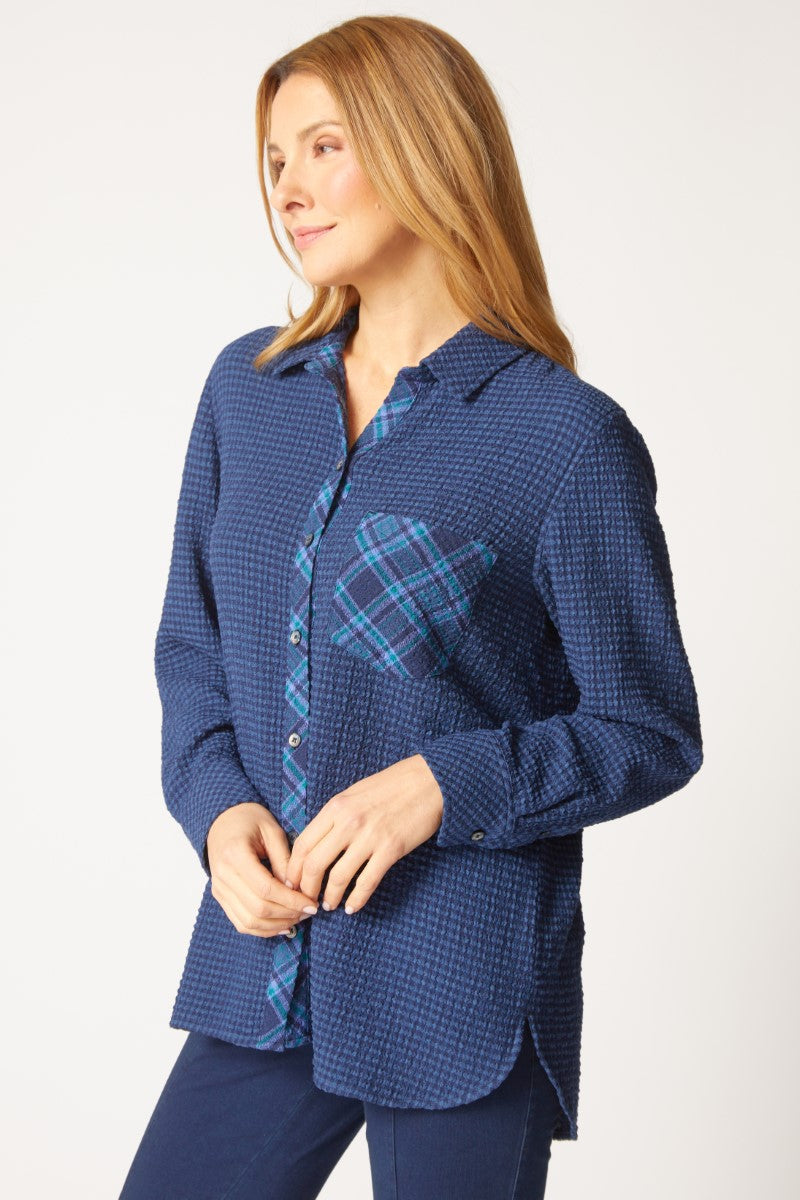 Habitat | Girl Gone Plaid Boyfriend Pock