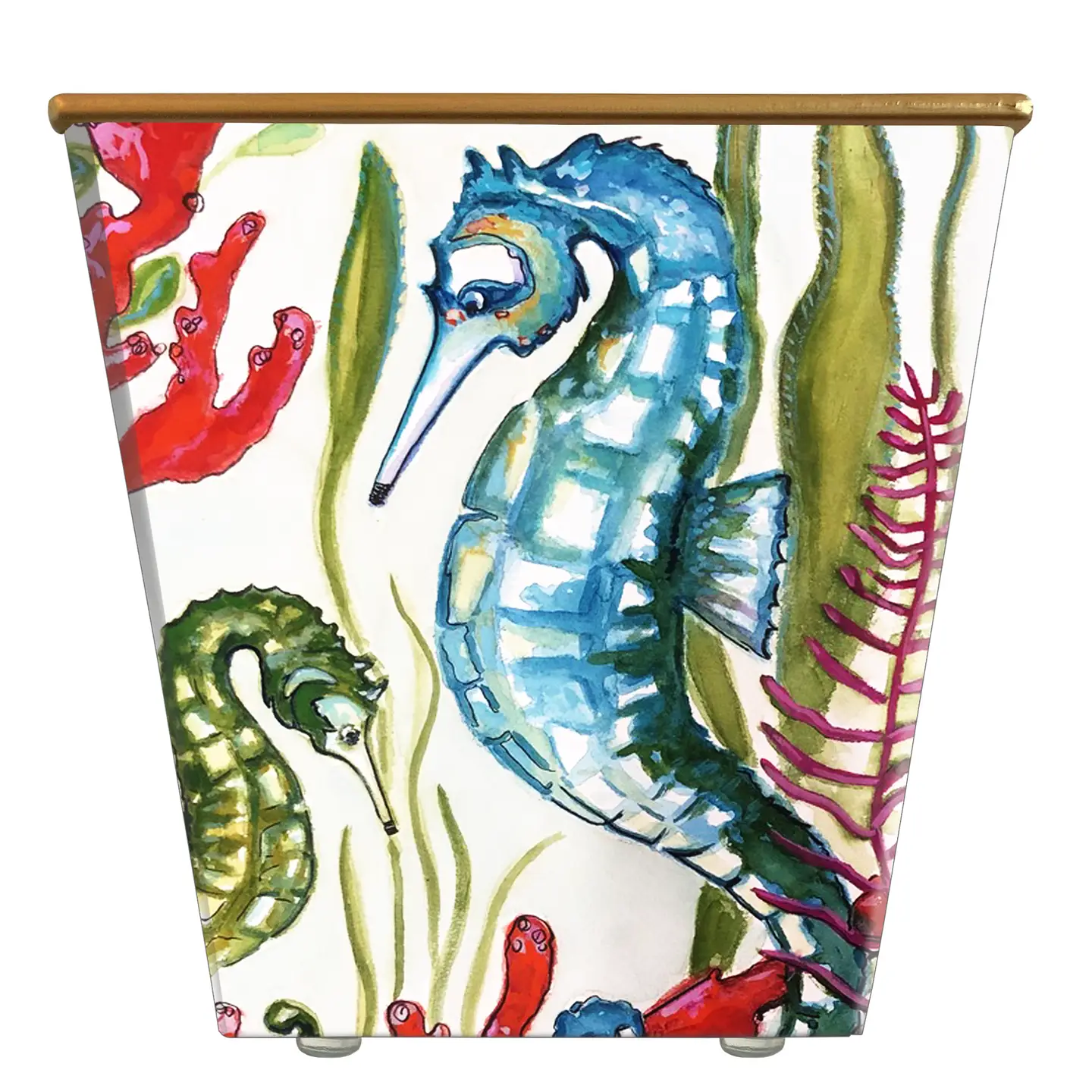 Hedge Farm Mini Robin Raymond Seahorses Cachepot Candle