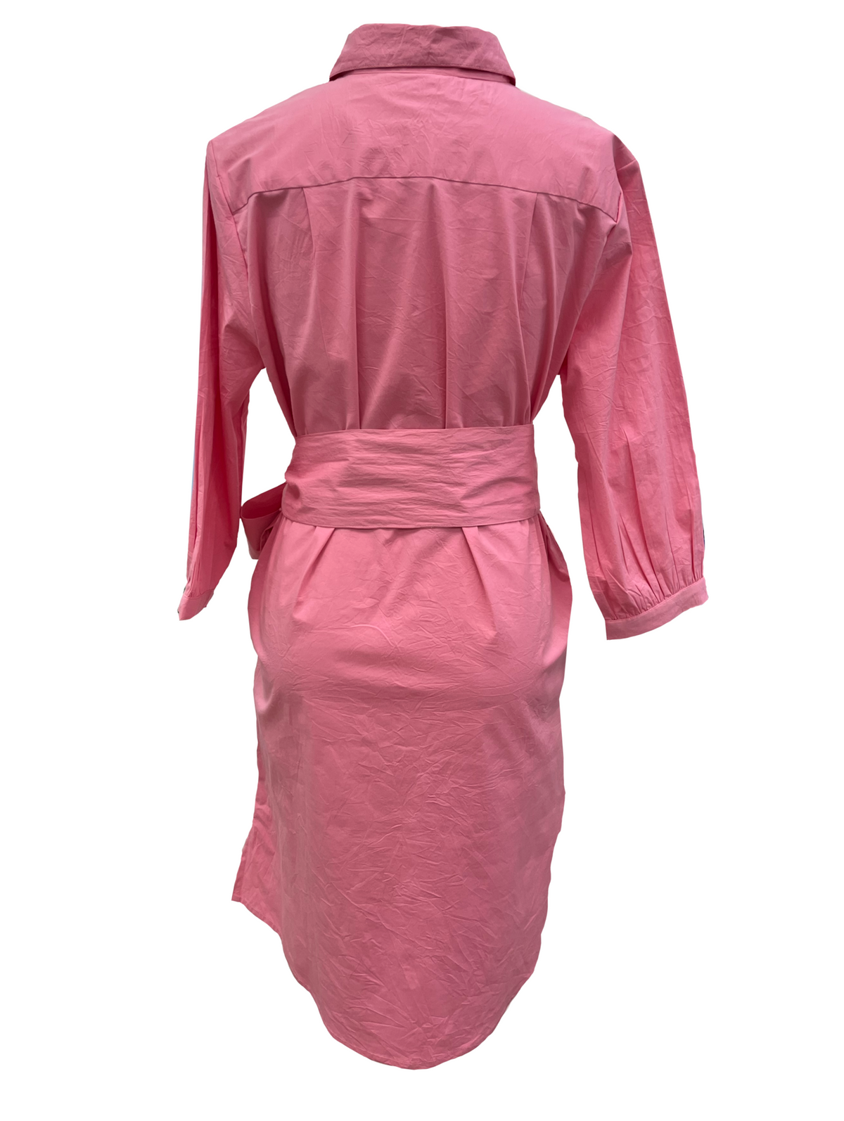 Pink Soleil De Mer Rosey Midi Dress from PL Apparel, featuring a flowing design and sleeveless style for a casual, elegant look.
